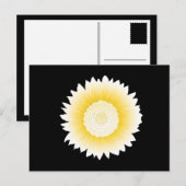 Carte Postale tournesol (Devant / Derrière)