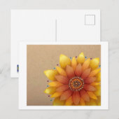 Carte postale tournesol (Devant / Derrière)