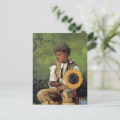 Carte Postale Tournesol à l'enseignant Winslow Homer (Debout devant)
