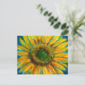 Carte Postale Tournesol Art Chatoyant (Debout devant)