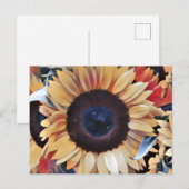 Carte Postale Tournesol de Dadaism (Devant / Derrière)