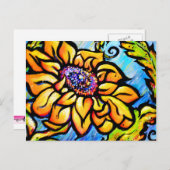 Carte Postale Tournesol II (Devant / Derrière)