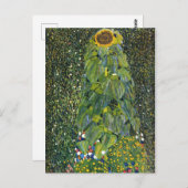 Carte Postale Tournesol par Gustav Klimt (Devant / Derrière)