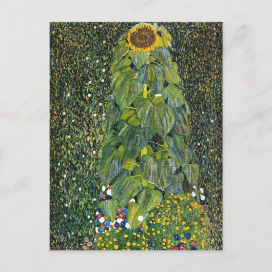 Carte Postale Tournesol par Gustav Klimt (Devant)