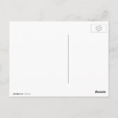 Carte Postale tournesol psychédélique (Dos)