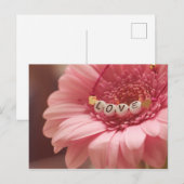 Carte Postale Tournesol romantique (Devant / Derrière)