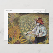 Carte Postale tournesol valparaíso (Devant / Derrière)