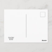 Carte Postale Tournesols, (Dos)