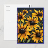 CARTE POSTALE TOURNESOLS #1 (Devant / Derrière)
