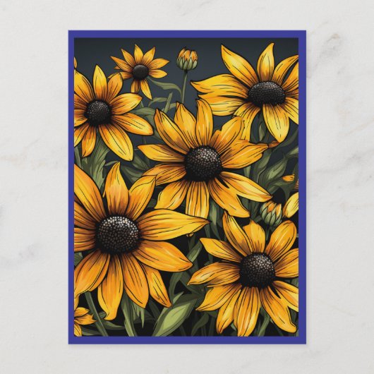 CARTE POSTALE TOURNESOLS #1 (Devant)