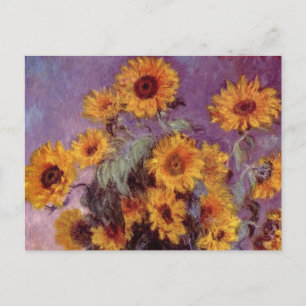 Carte Postale Tournesols Claude Monet