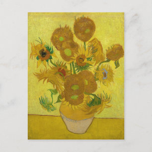 Carte Postale Tournesols de Van Gogh Peinture Art