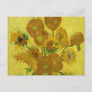 Carte Postale Tournesols de Van Gogh Peinture Art