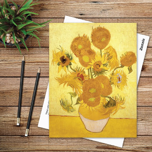 Carte Postale Tournesols Quinze Jaunes Vincent van Gogh