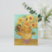 Carte Postale Tournesols Vincent van Gogh (Debout devant)