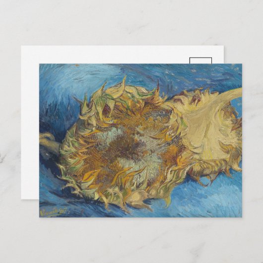 Carte Postale Tournesols | Vincent van Gogh (Devant / Derrière)