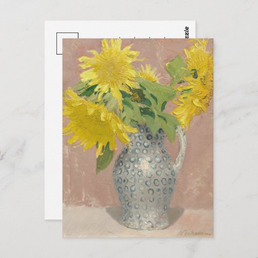 Carte Postale Tournesols | William Nicholson (Devant / Derrière)