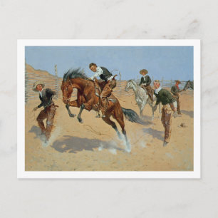 Carte Postale Tournez-le perdu, Bill, c.1893 (huile sur toile)