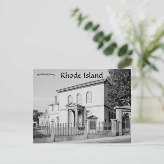 Carte Postale Touro Synagogue Newport Comté de Rhode Island (Debout devant)