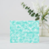 Carte Postale Tourquoise et White Marbled Mottled (Debout devant)