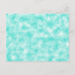 Carte Postale Tourquoise et White Marbled Mottled