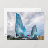 Carte Postale Tours à flamme (Devant / Derrière)