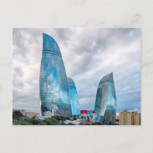 Carte Postale Tours à flamme (Devant)