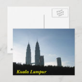 Carte Postale Tours de Kuala Lumpur (Devant / Derrière)