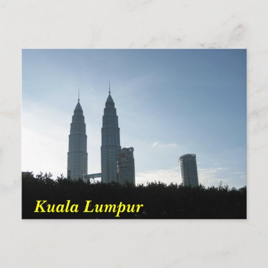 Carte Postale Tours de Kuala Lumpur (Devant)