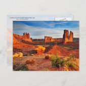 Carte Postale Tours de palais de justice dans le Parc national d (Devant / Derrière)