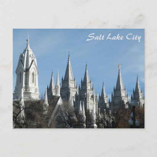 Carte Postale Tours du Temple - Salt Lake City (Devant)