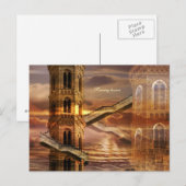 Carte Postale Tours éthérées (Devant / Derrière)