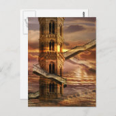 Carte Postale Tours éthérées (Devant / Derrière)