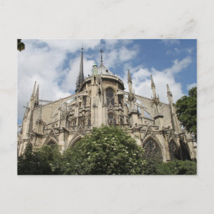 Carte Postale Tours Flying Buttress Spires, Cathédrale Notre-Dam