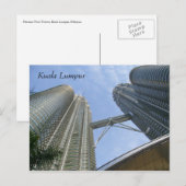 Carte Postale tours petronas (Devant / Derrière)