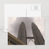 Carte Postale Tours Petronas (Devant / Derrière)