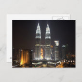 Carte Postale Tours Petronas, Kuala Lumpur, Malaisie (Devant / Derrière)