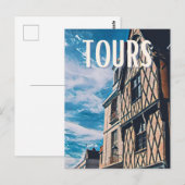 Carte Postale Tours Photo Vintage  (Devant / Derrière)