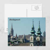 Carte Postale Tours sur Budapest (Devant / Derrière)