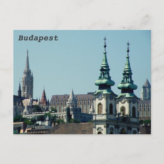 Carte Postale Tours sur Budapest (Devant)