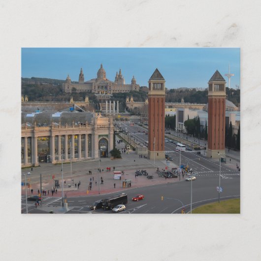 Carte Postale Tours vénitiennes de Barcelone (Devant)