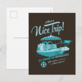 Carte Postale Tous à bord du Wonkatania ! (Devant / Derrière)