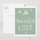 Carte Postale Tous ceux qui errent ne sont pas perdus (Devant / Derrière)