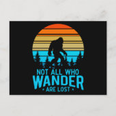 Carte Postale Tous ceux qui errent ne sont pas perdus | Design r (Devant)