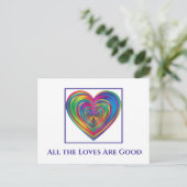 Carte Postale Tous Les Amours Sont Bons (Debout devant)