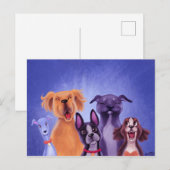 Carte Postale Tous les chiens (Devant / Derrière)