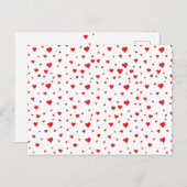 Carte postale Tous les coeurs rouges (Devant / Derrière)