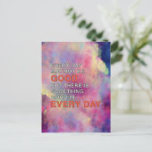 CARTE POSTALE TOUS LES JOURS PEUVENT NE PAS ÊTRE BON MAIS IL Y A (Debout devant)