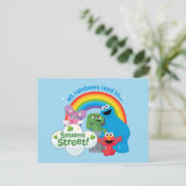 Carte Postale Tous les Rainbows mènent à Sesame Street (Debout devant)