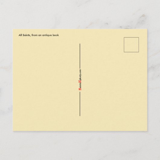 Carte postale Tous les Saints (RLS 19) (Dos)
